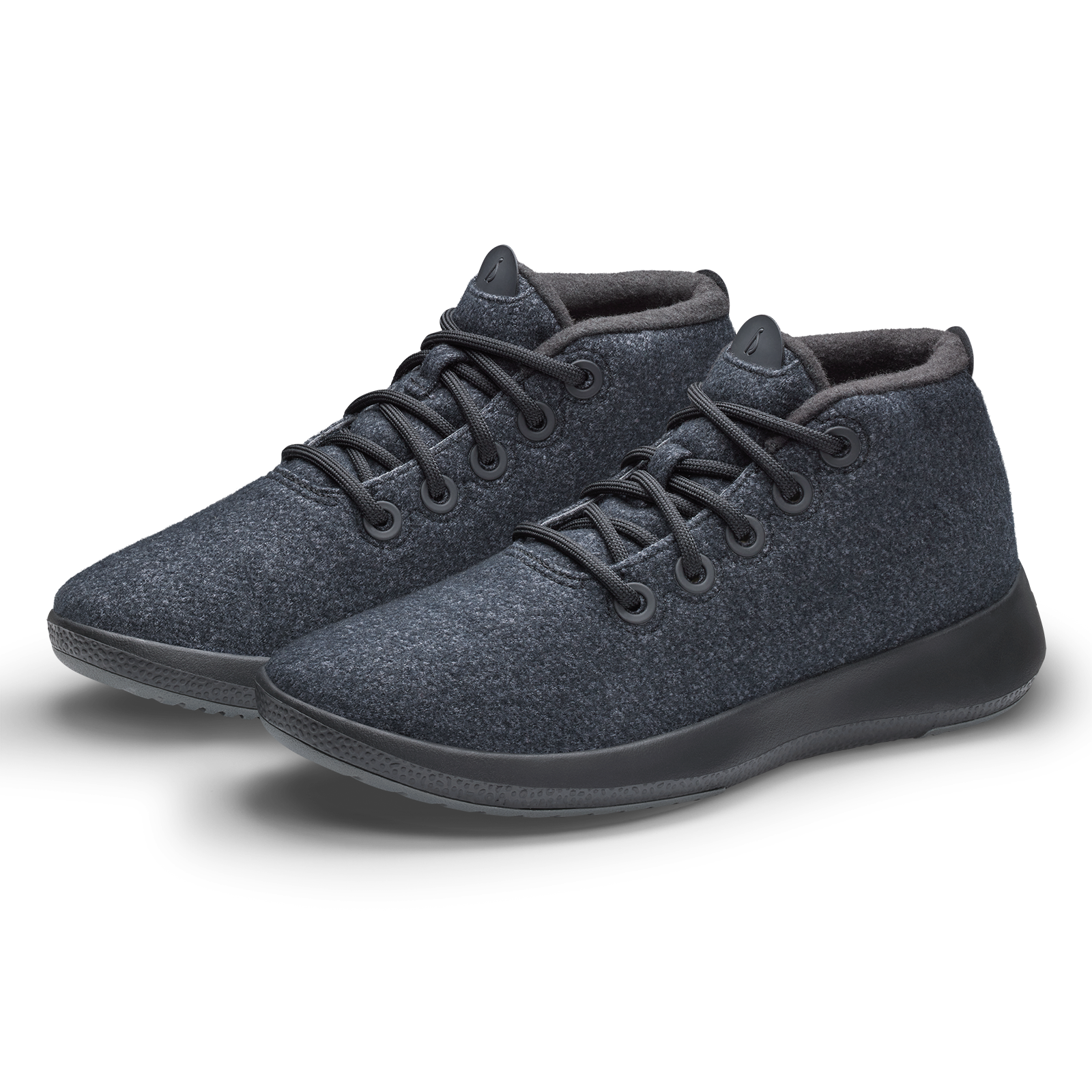Men's Wool Runner-up Mizzles - Natural Black (Natural Black Sole) - Image 5