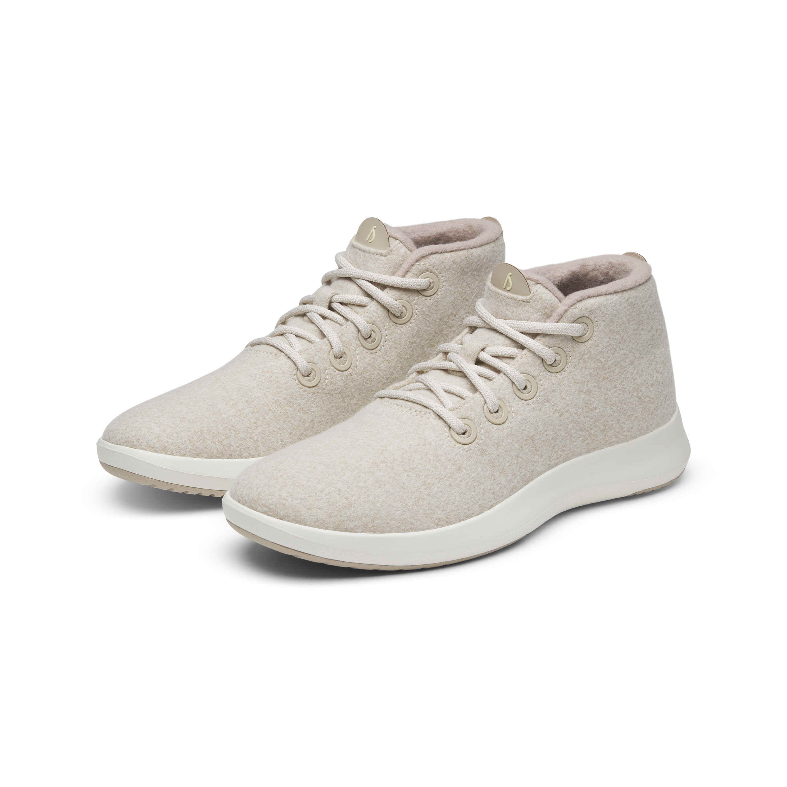 Men's Wool Runner-up Mizzle - Stony Cream (Natural White Sole) - Image 5